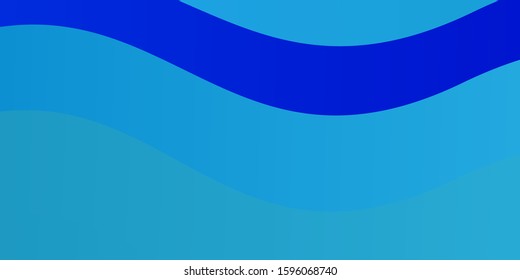 Light BLUE vector pattern with curves. Colorful illustration, which consists of curves. Pattern for websites, landing pages.