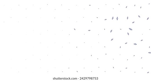 Light BLUE vector pattern with feminism elements. Abstract illustration with a depiction of women's power. Best design to show the power of women.