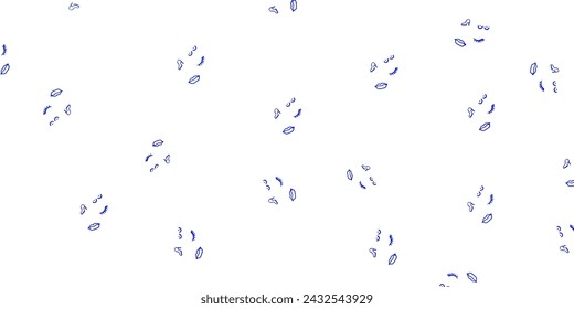 Light BLUE vector pattern with feminism elements. Simple design in abstract style with women’s rights activism. Design for International Women’s Day.