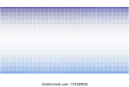 Light BLUE vector pattern of geometric circle shapes. Colorful mosaic banner. Geometric background with colored disks.