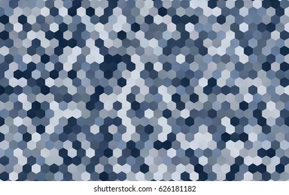 Light BLUE vector pattern. Hexagonal template. Geometric sample. Repeating hexagon shapes. Brand-New texture for your design. Pattern can be used for background
