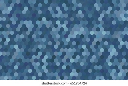 Light BLUE vector pattern. Hexagonal template. Geometric sample. Repeating hexagon shapes. Brand-New texture for your design. Pattern can be used for background