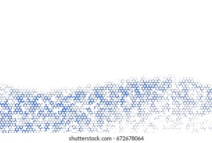 Light BLUE vector pattern. Hexagonal template. Geometric sample. Repeating hexagon shapes. Brand-New texture for your design. Pattern can be used for background