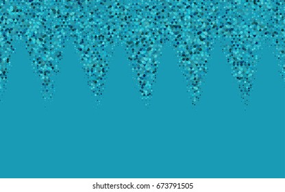 Light BLUE vector pattern. Hexagonal template. Geometric sample. Repeating hexagon shapes. Brand-New texture for your design. Pattern can be used for background