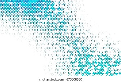 Light BLUE vector pattern. Hexagonal template. Geometric sample. Repeating hexagon shapes. Brand-New texture for your design. Pattern can be used for background