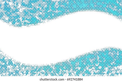 Light BLUE vector pattern. Hexagonal template. Geometric sample. Repeating hexagon shapes. Brand-New texture for your design. Pattern can be used for background