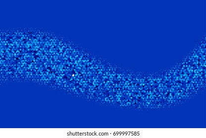 Light BLUE vector pattern. Hexagonal template. Geometric sample. Repeating hexagon shapes. Brand-New texture for your design. Pattern can be used for background