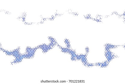 Light BLUE vector pattern. Hexagonal template. Geometric sample. Repeating hexagon shapes. Brand-New texture for your design. Pattern can be used for background