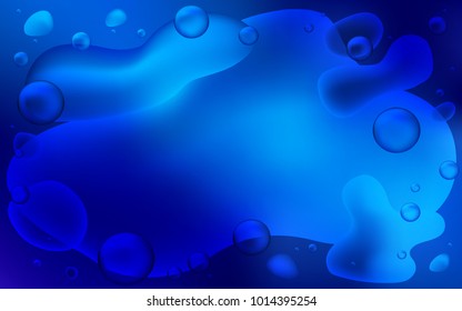 Light BLUE vector pattern with lamp shapes. Geometric illustration in memphis style with gradient.  Memphis style for your business design.