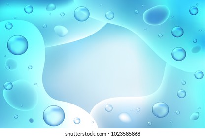 Light BLUE vector pattern with lamp shapes. Brand-new colored illustration in memphis style with gradient. Memphis style for your business design.