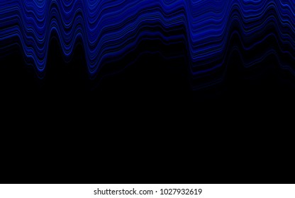 Light BLUE vector pattern with lamp shapes. Modern gradient abstract illustration with bandy lines. New composition for your brand book.