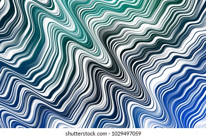 Light BLUE vector pattern with lamp shapes. Brand-new colored illustration in marble style with gradient. A new texture for your  ad, booklets, leaflets.