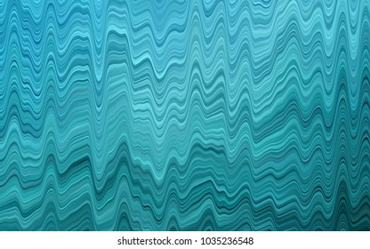 Light BLUE vector pattern with lamp shapes. Modern gradient abstract illustration with bandy lines. The best blurred design for your business.