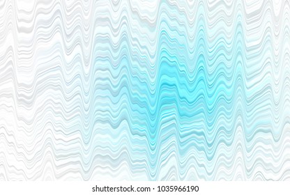 Light BLUE vector pattern with lamp shapes. Colorful abstract illustration with gradient lines. Textured wave pattern for backgrounds.