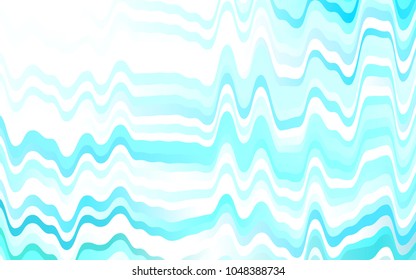 Light BLUE vector pattern with lamp shapes. An elegant bright illustration with gradient. New composition for your brand book.