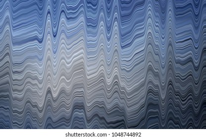 Light BLUE vector pattern with lamp shapes. A sample with blurred bubble shapes. Marble style for your business design.