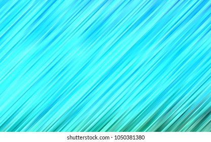 Light BLUE vector pattern with lamp shapes. Colorful abstract illustration with gradient lines. The best blurred design for your business.