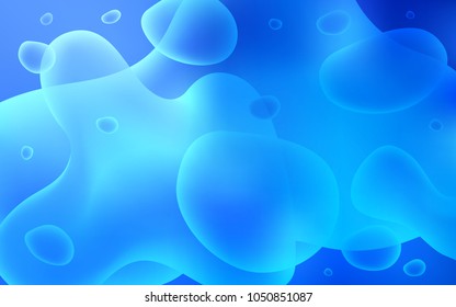 Light BLUE vector pattern with lamp shapes. A completely new color illustration in memphis style. A completely new memphis design for your business.