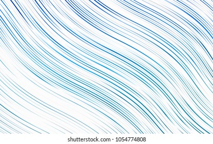 Light BLUE vector pattern with lamp shapes. An elegant bright illustration with gradient. A completely new template for your business design.