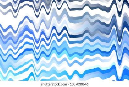 Light BLUE vector pattern with lamp shapes. Brand-new colored illustration in marble style with gradient. The template for cell phone backgrounds.