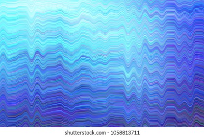 Light BLUE vector pattern with lamp shapes. Blurred geometric sample with gradient bubbles.  The elegant pattern for brand book.