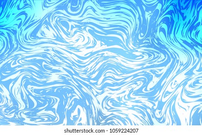 Light BLUE vector pattern with lamp shapes. Blurred geometric sample with gradient bubbles.  Brand-new design for your ads, poster, banner.
