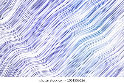 Light BLUE vector pattern with lamp shapes. Colorful abstract illustration with gradient lines. New composition for your brand book.