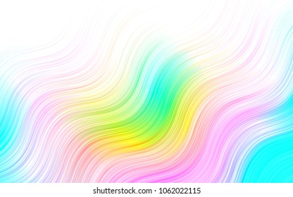 Light BLUE vector pattern with lamp shapes. Modern gradient abstract illustration with bandy lines. A completely new template for your business design.