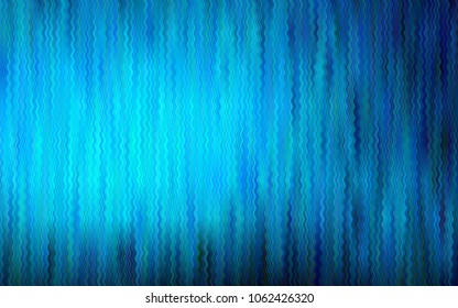 Light BLUE vector pattern with lamp shapes. Shining illustration, which consist of blurred lines, circles. Marble style for your business design.