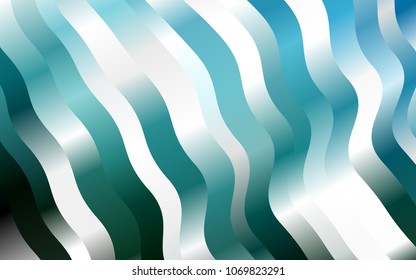 Light BLUE vector pattern with lamp shapes. Modern gradient abstract illustration with bandy lines. A completely new template for your business design.