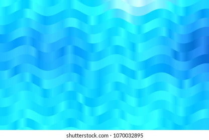 Light BLUE vector pattern with lamp shapes. Blurred geometric sample with gradient bubbles.  A completely new template for your business design.