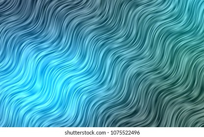 Light BLUE vector pattern with lamp shapes. A vague circumflex abstract illustration with gradient. Marble style for your business design.