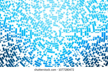 Light BLUE vector pattern with lamp shapes. An elegant bright illustration with gradient. The best blurred design for your business.