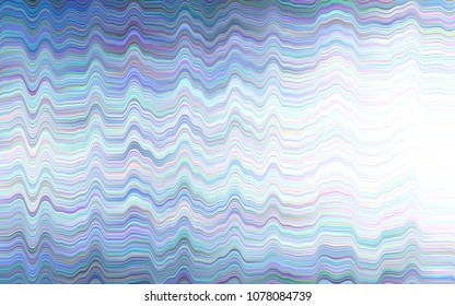Light BLUE vector pattern with lamp shapes. A completely new color illustration in marble style. Marble style for your business design.