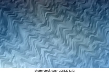 Light BLUE vector pattern with lamp shapes. Blurred geometric sample with gradient bubbles.  A completely new template for your business design.