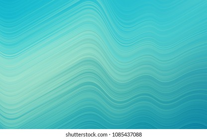 Light BLUE vector pattern with lamp shapes. Shining illustration, which consist of blurred lines, circles. Pattern for your business design.