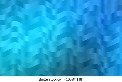 Light BLUE vector pattern with lamp shapes. Creative geometric illustration in marble style with gradient. A completely new template for your business design.