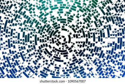 Light BLUE vector pattern with lamp shapes. Shining crooked illustration in marble style. The best blurred design for your business.