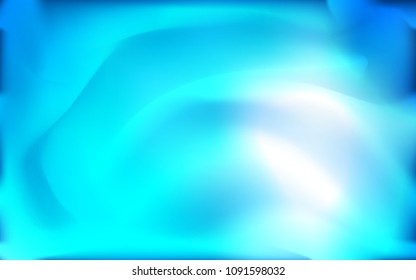 Light BLUE vector pattern with lamp shapes. Creative geometric illustration in marble style with gradient. A new texture for your  ad, booklets, leaflets.