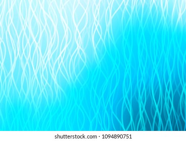 Light BLUE vector pattern with lamp shapes. Blurred geometric sample with gradient bubbles.  The template for cell phone backgrounds.