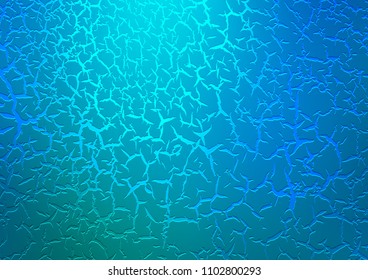 Light BLUE vector pattern with lamp shapes. Creative geometric illustration in marble style with gradient. Brand new design for your ads, poster, banner.