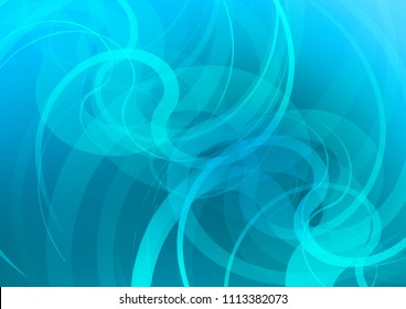 Light BLUE vector pattern with lamp shapes. A completely new color illustration in marble style. Marble design for your web site.