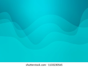Light BLUE vector pattern with lamp shapes. Colorful abstract illustration with gradient lines. A completely new template for your business design.