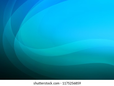 Light BLUE vector pattern with lamp shapes. Geometric illustration in marble style with gradient.  A completely new marble design for your business.