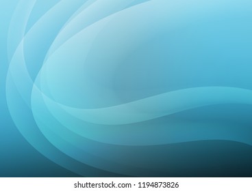 Light BLUE vector pattern with lamp shapes. Geometric illustration in marble style with gradient.  Marble design for your web site.