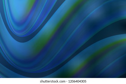 Light BLUE vector pattern with lamp shapes. Creative geometric illustration in marble style with gradient. A completely new template for your business design.