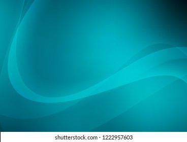 Light BLUE vector pattern with lamp shapes. Shining crooked illustration in marble style. The elegant pattern for brand book.