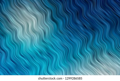Light BLUE vector pattern with lamp shapes. Brand new colored illustration in marble style with gradient. Textured wave pattern for backgrounds.