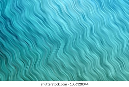 Light BLUE vector pattern with lamp shapes. Brand new colored illustration in marble style with gradient. A completely new template for your business design.