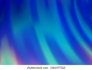 Light BLUE vector pattern with lamp shapes. Blurred geometric sample with gradient bubbles.  The elegant pattern for brand book.